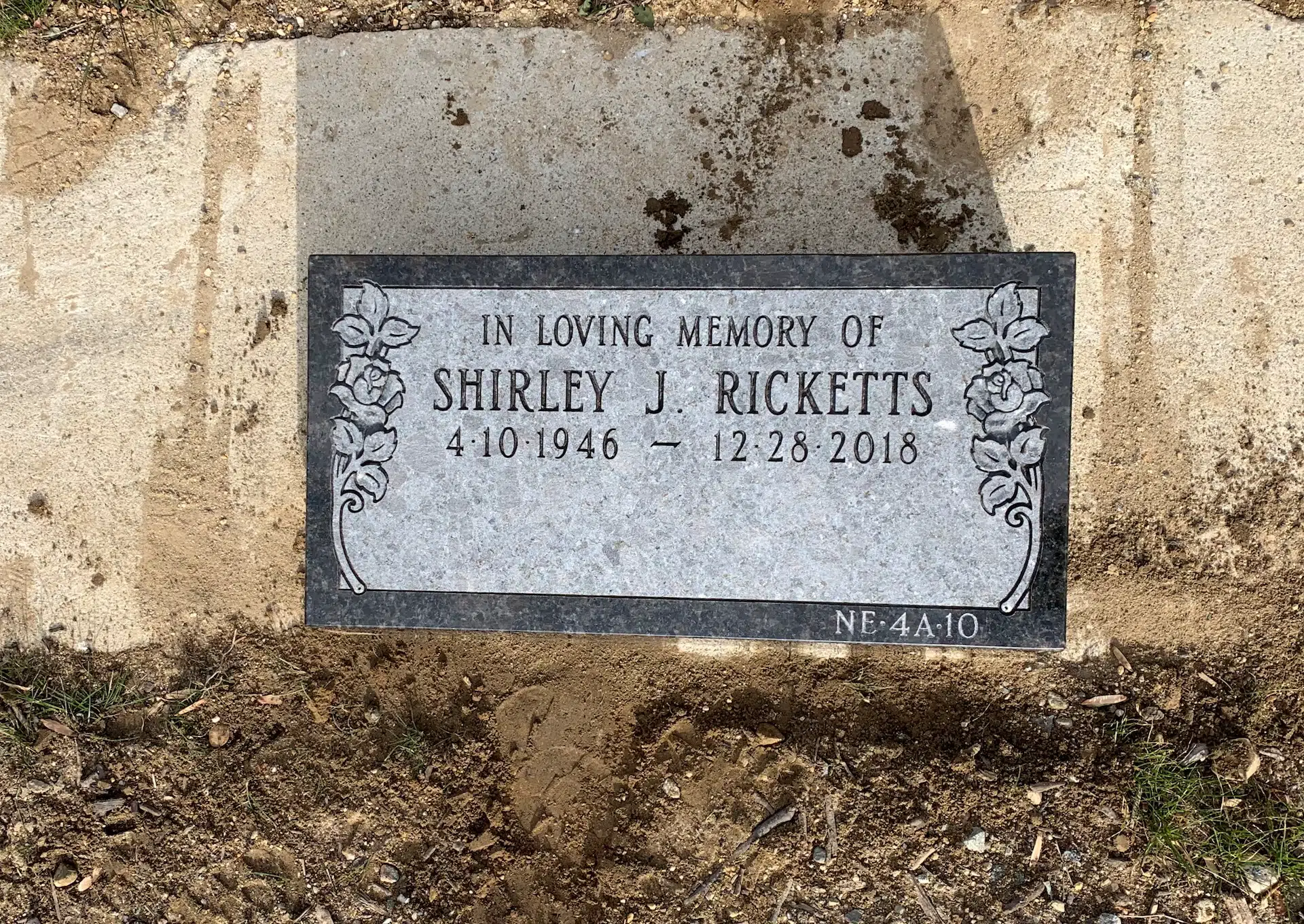 Granite Bronze Grave Marker hand-carved by Bronze Marker Guide in NJ — image 9